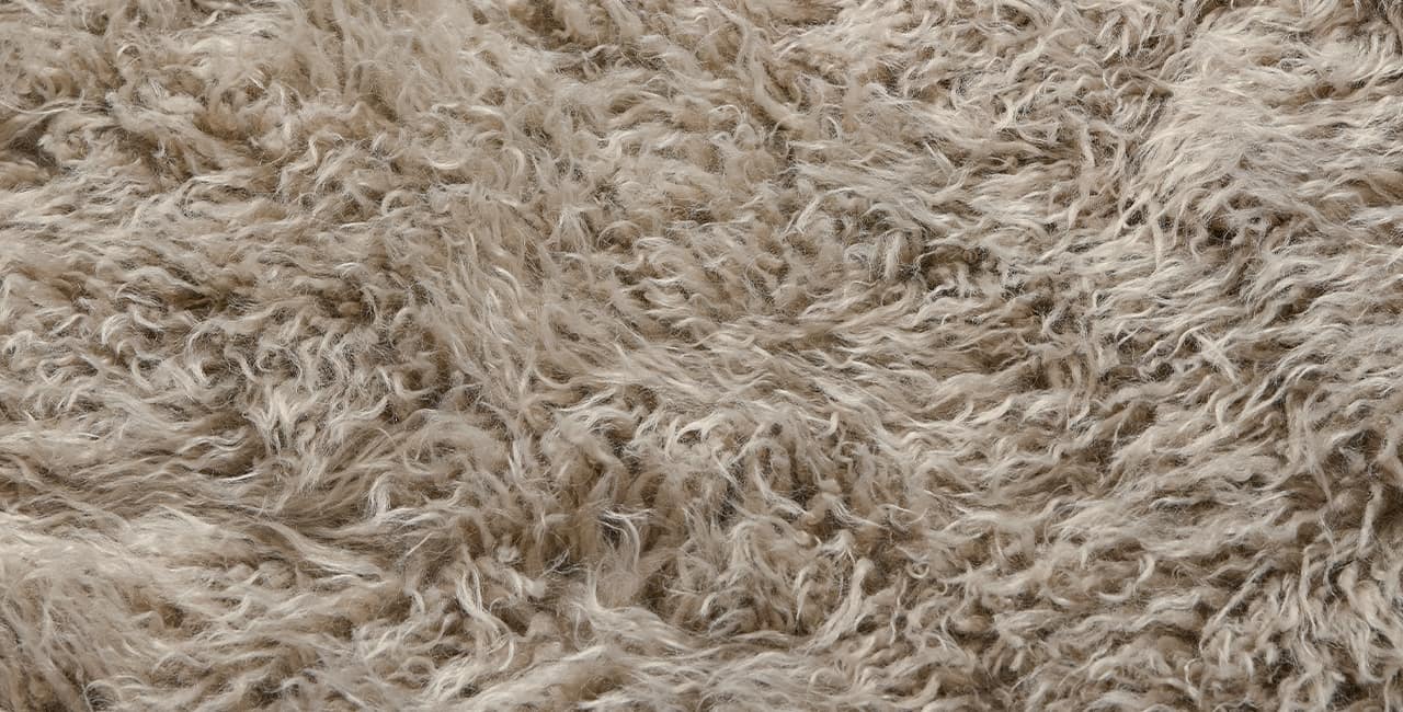Kunstfellteppich Detail